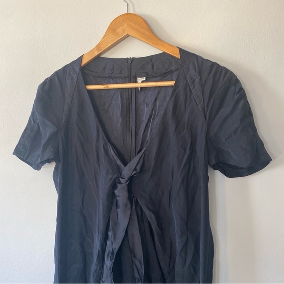 IRO silk mini dress in black Size women’s 8 - Picture 2 of 5